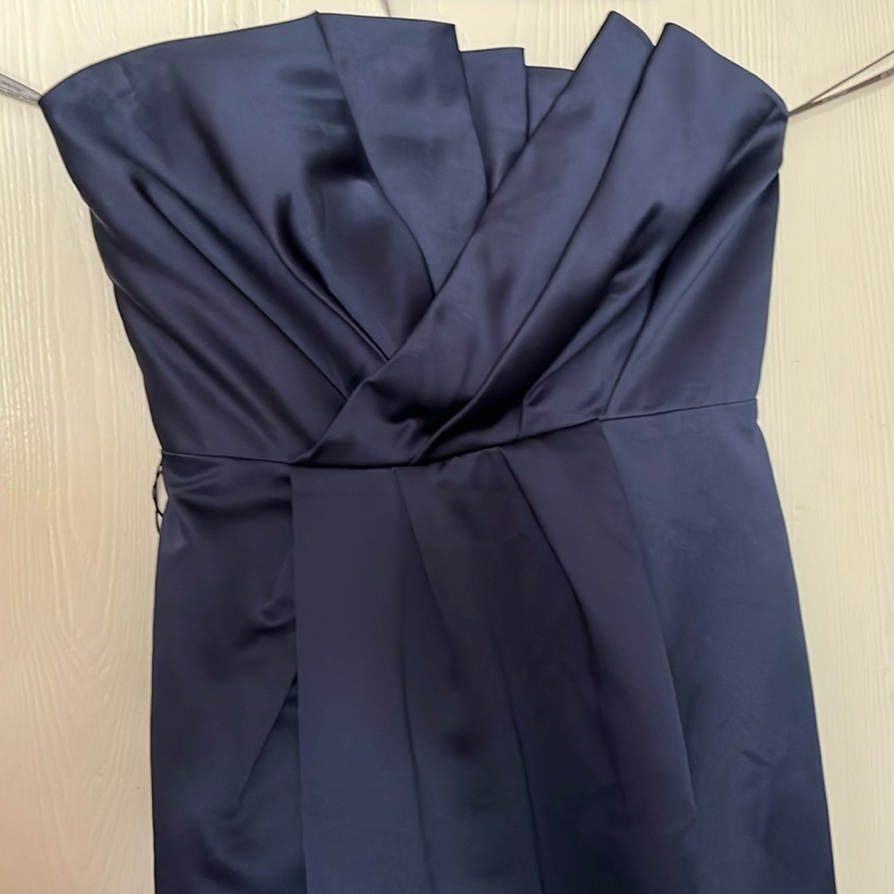 Vera Wang White Label Navy Blue Dress Size 6